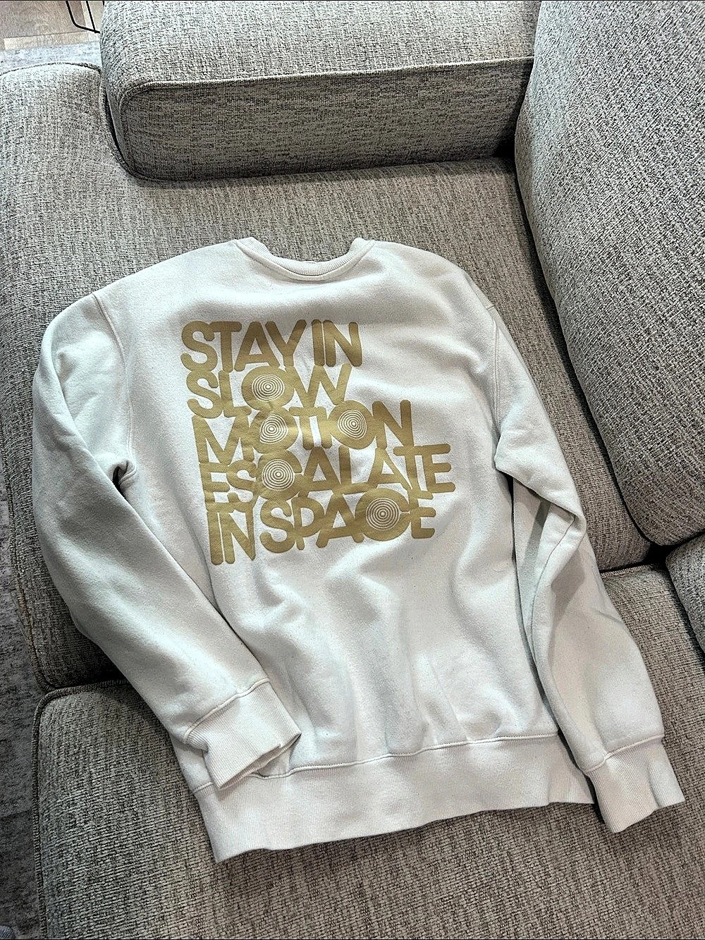 H&M Loose Fit Printed Sweatshirt Graphic Crewneck Small